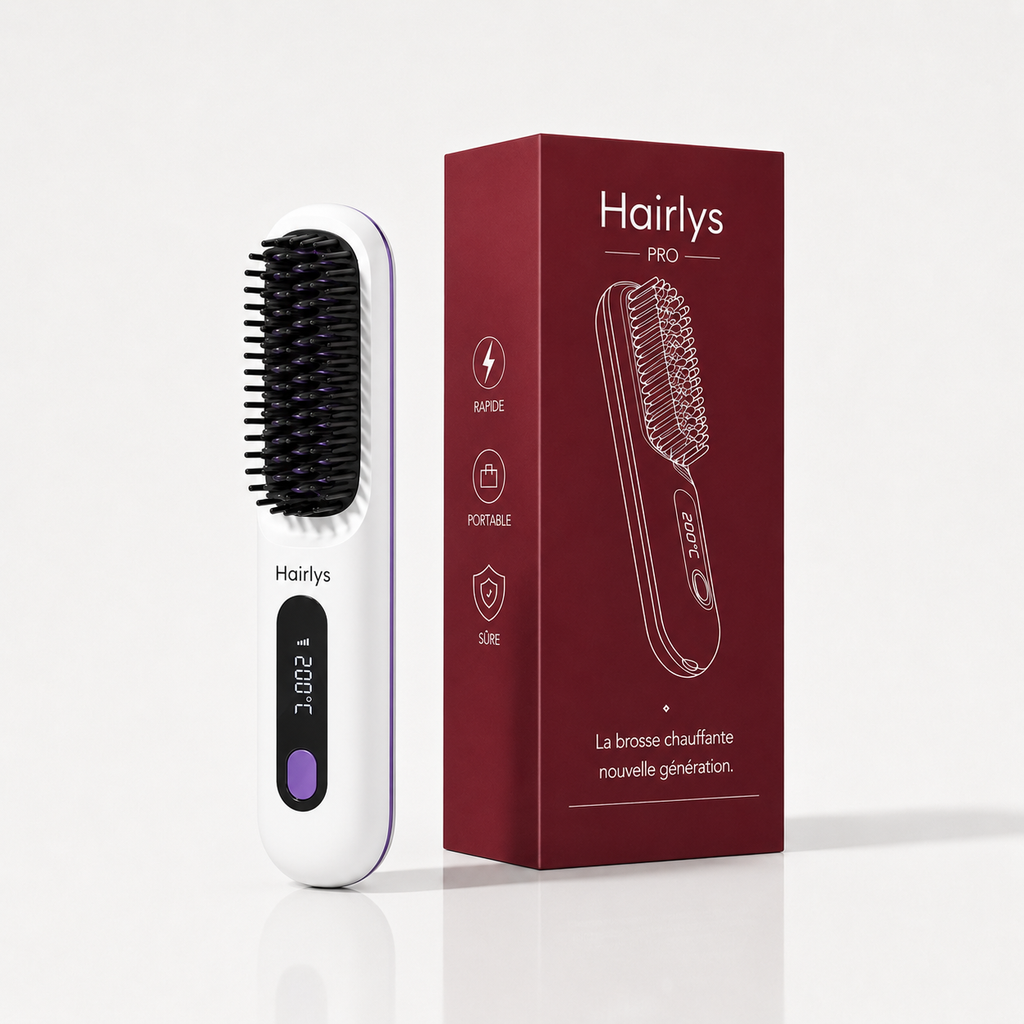 Brosse Hairlys Pro pour cheveux courts