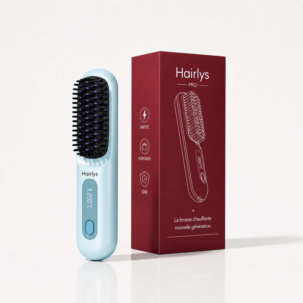Brosse Hairlys Pro pour cheveux courts