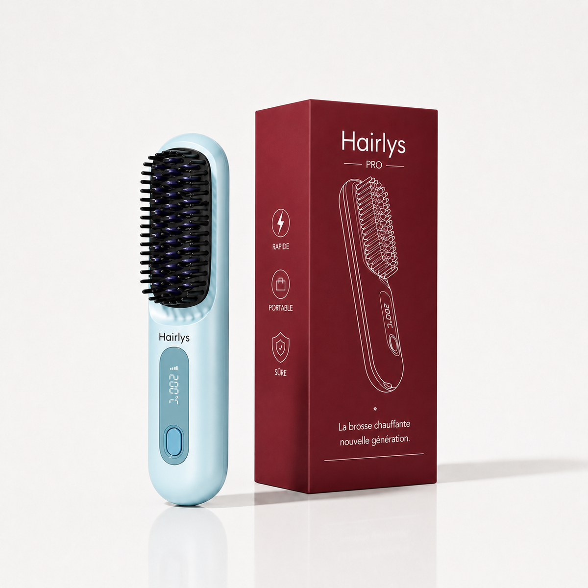Brosse Hairlys Pro pour cheveux courts