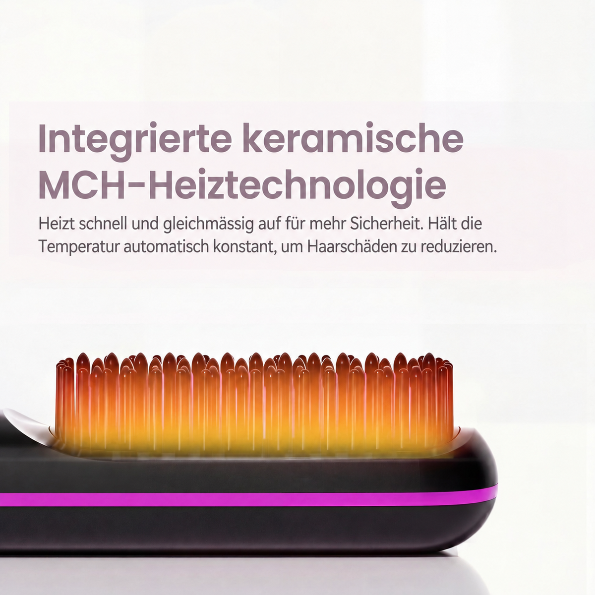 Hairlys Pro Glättbürste für kurzes Haar