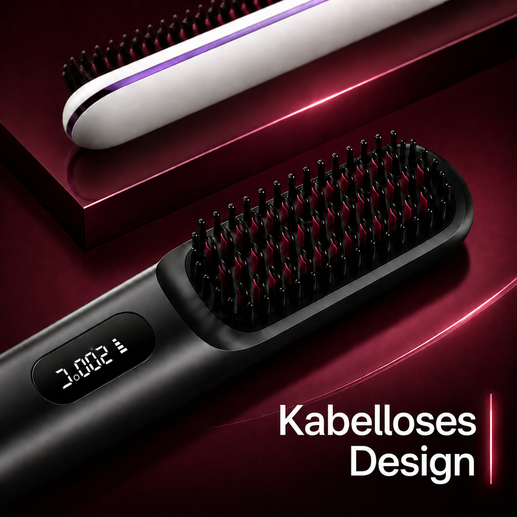 Hairlys Pro Glättbürste für kurze Haare