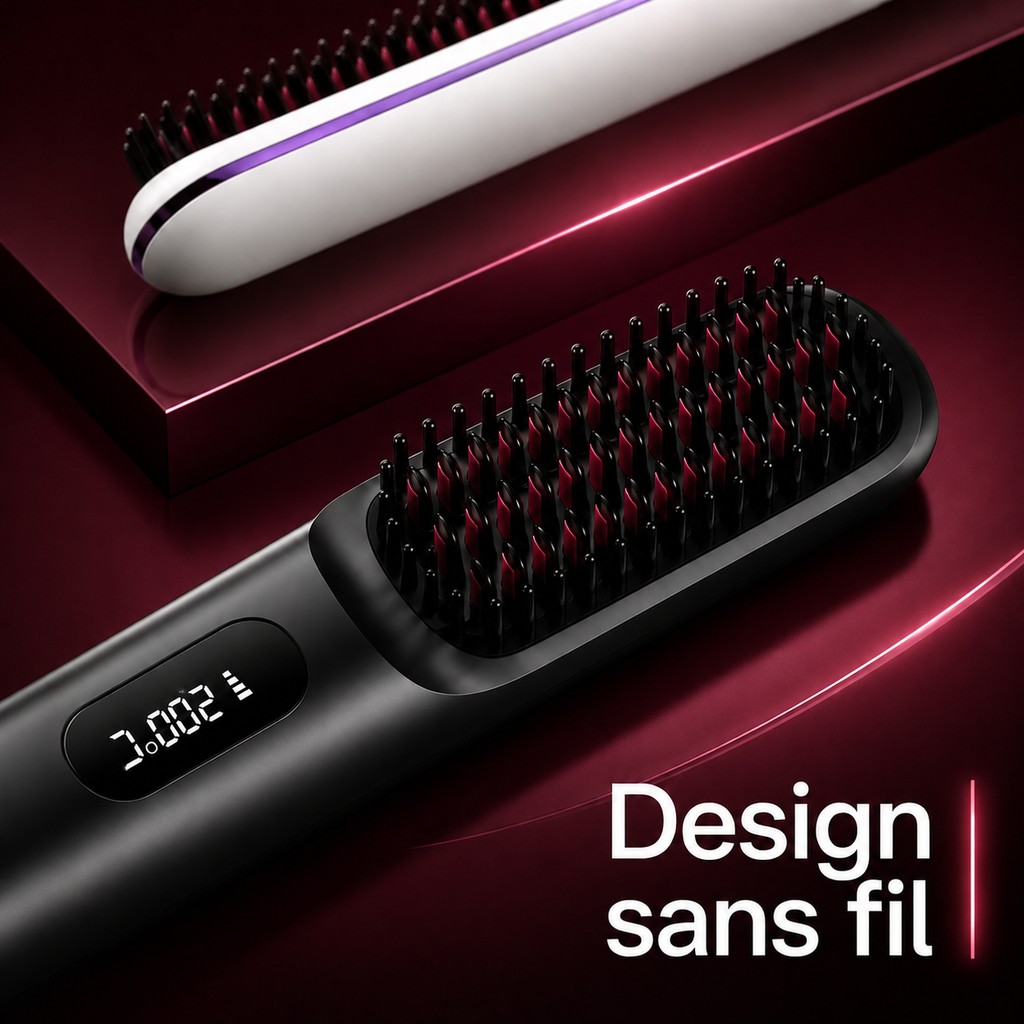 Brosse Hairlys Pro pour cheveux courts