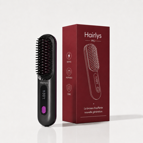 Brosse Hairlys Pro pour cheveux courts