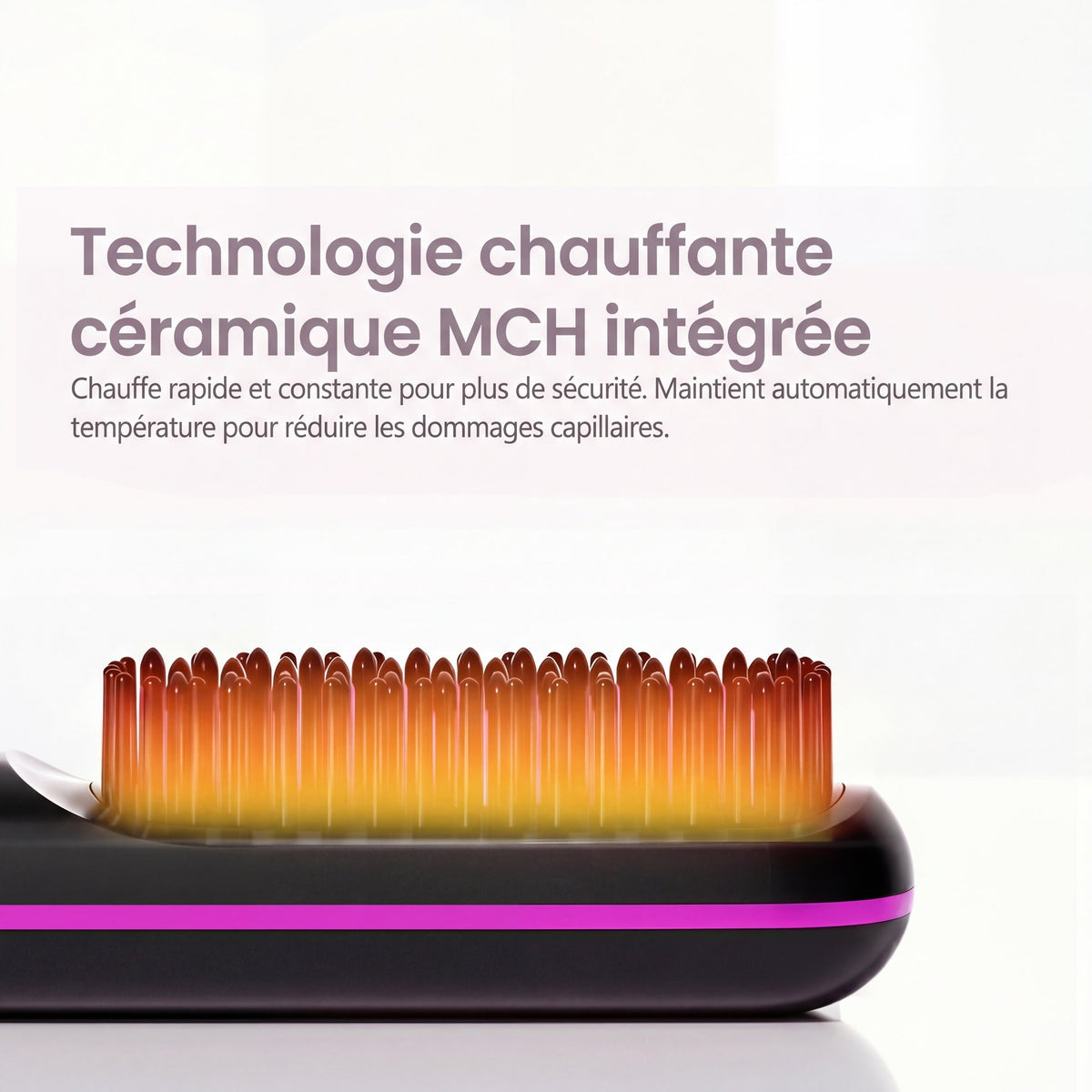 Brosse Hairlys Pro pour cheveux Courts